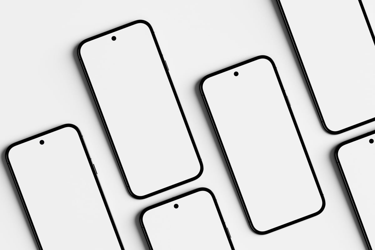 Smartphone showing social media video content